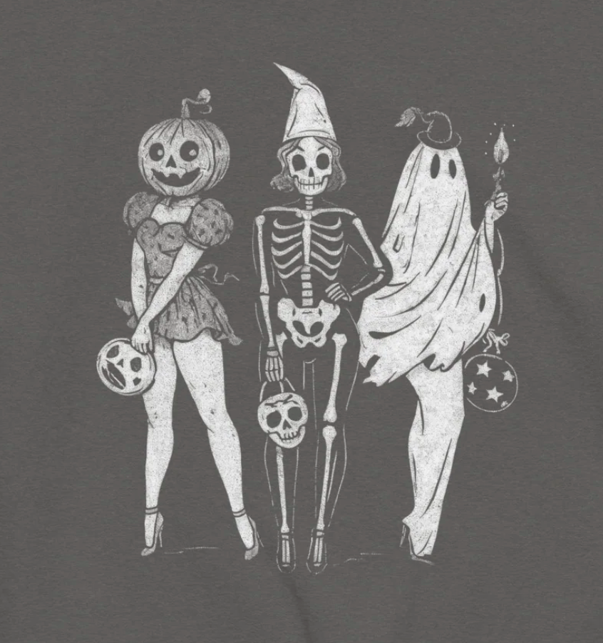 Spooky Squad Unisex garment-dyed sweatshirt (COMFORT COLORS)