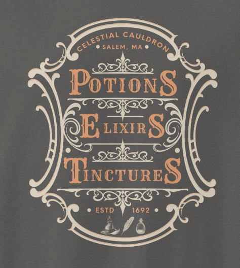 Potion Elixir Tincture Comfort Colors Unisex garment-dyed sweatshirt