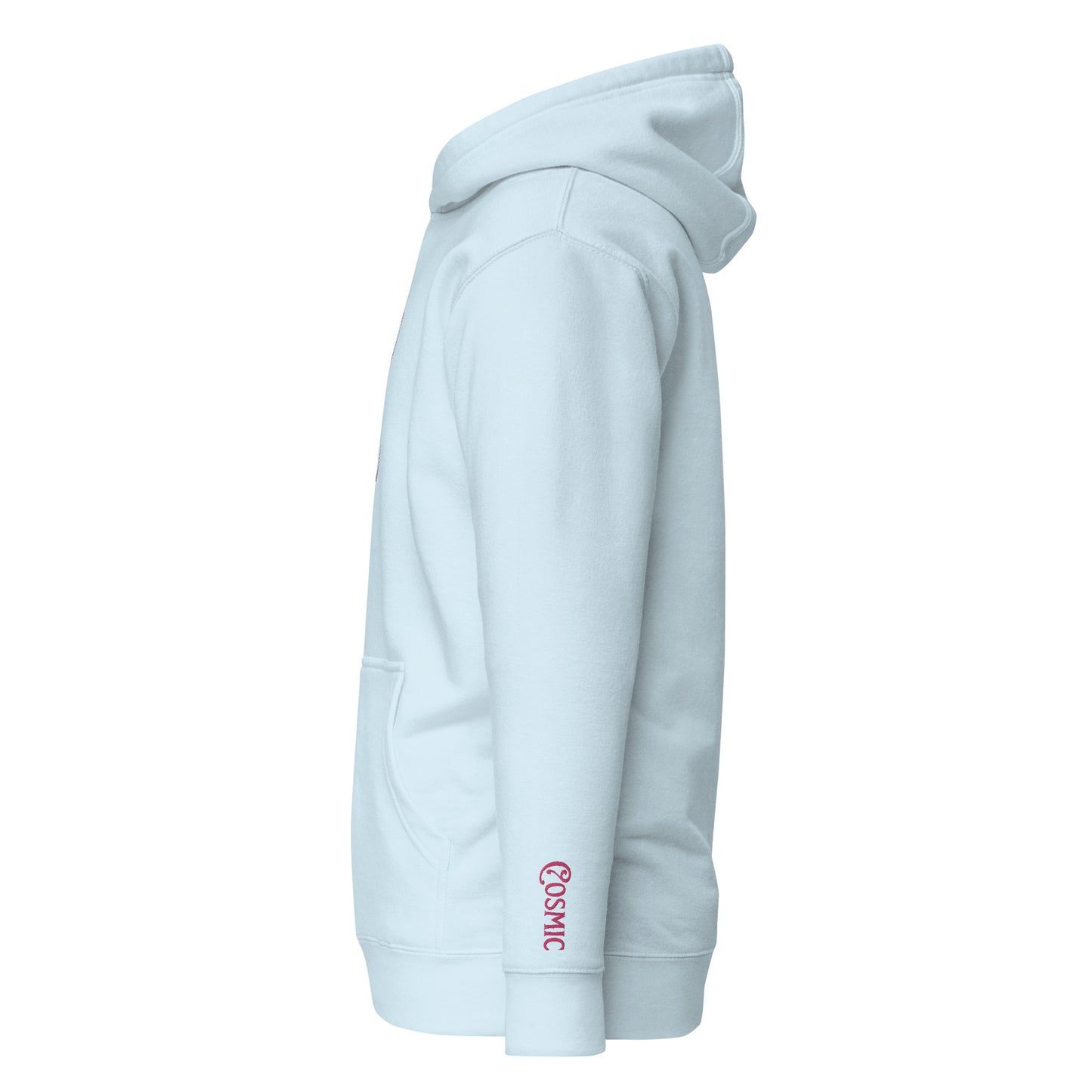 Pink Flowery Leo Unisex Hoodie