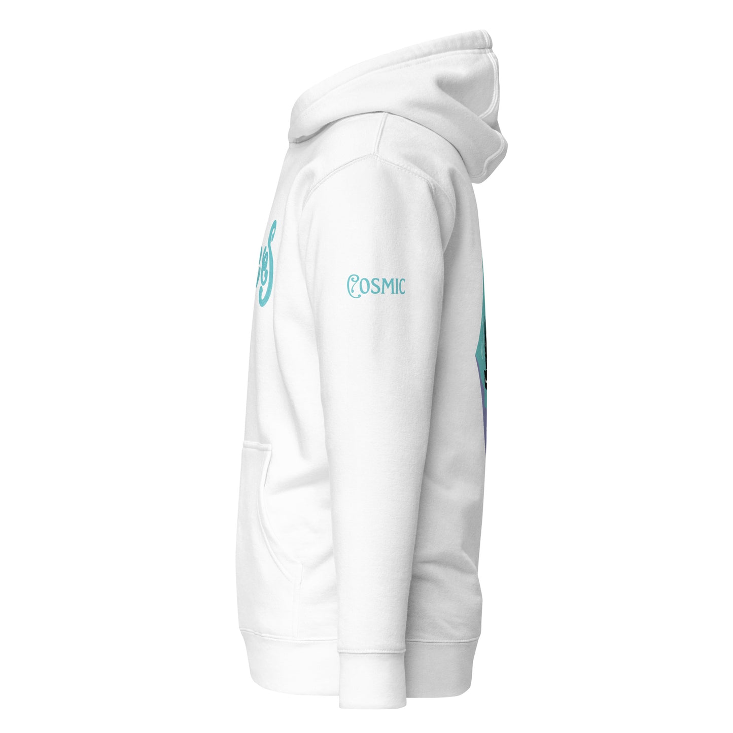 Pices Teal Script Unisex Hoodie