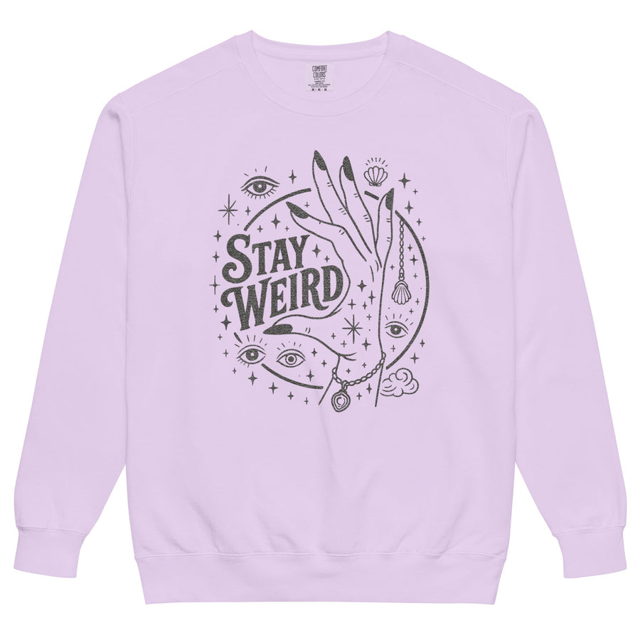Garment-dyed Comfort Colors apparel — heavyweight vintage-wash sweatshirts and hoodies