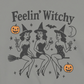 Feelin Witchy Unisex garment-dyed sweatshirt (COMFORT COLORS)