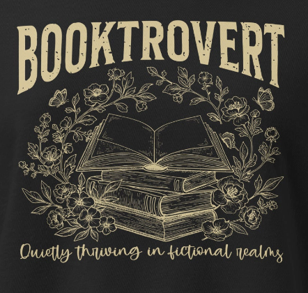 BOOKTROVERT Women’s heavyweight boxy tee
