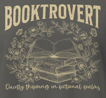 BOOKTROVERT Women’s heavyweight boxy tee