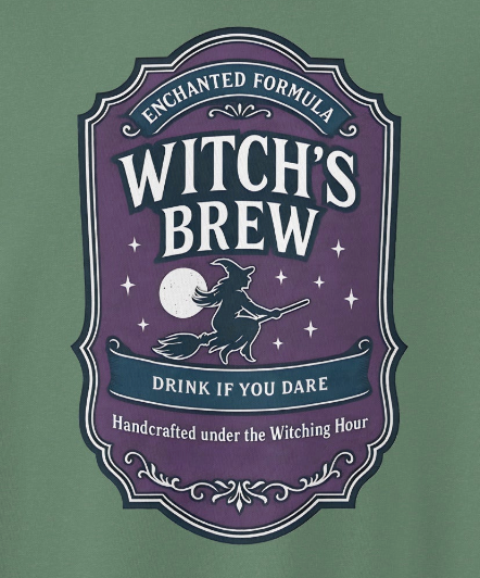 Witch's Brew "Drink if you Dare" Unisex garment-dyed sweatshirt