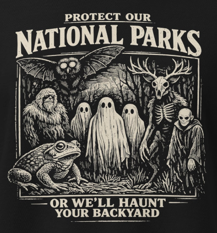 Protect Our National Parks — Or We'll Haunt Your Backyard | Women's Heavyweight Boxy Tee