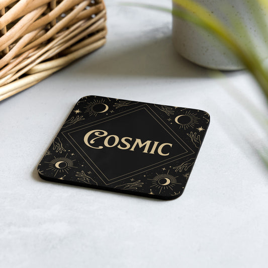 Cosmic Cork-back coaster