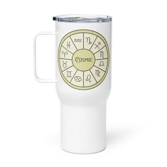 Cosmic Birth Chart Travel mug with a handle