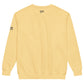 Feelin Witchy — butter garment-dyed sweatshirt, back view