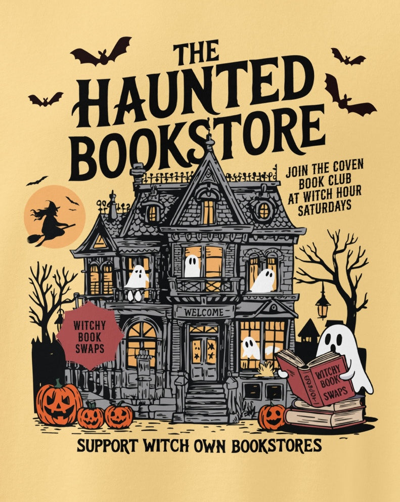 The Haunted Bookstore COMFORT COLORS Unisex garment-dyed sweatshirt