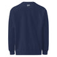 Salem Book Club — true navy garment-dyed sweatshirt, back view