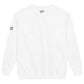 Feelin Witchy — white garment-dyed sweatshirt, back view