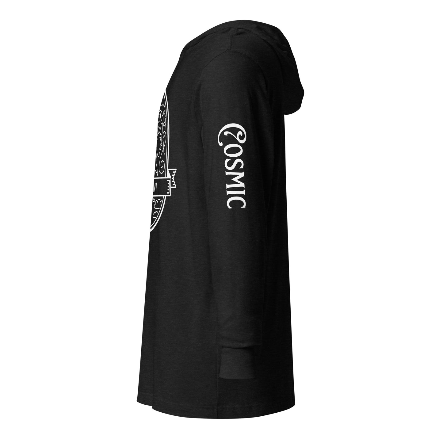 Gemini Badge Hooded long-sleeve tee