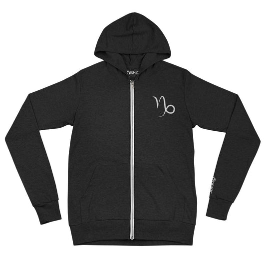 Capricorn Constellation Unisex zip hoodie