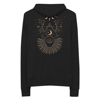 Dark Tarot Unisex zip hoodie