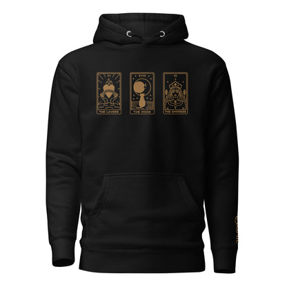 THE LOVERS | THE MOON | THE EMPRESS Tarot Cards Hoodie