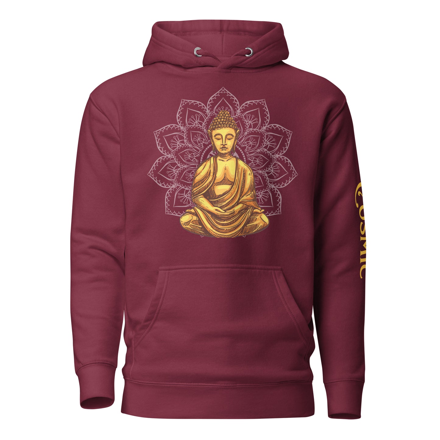 Peaceful Maroon Unisex Hoodie