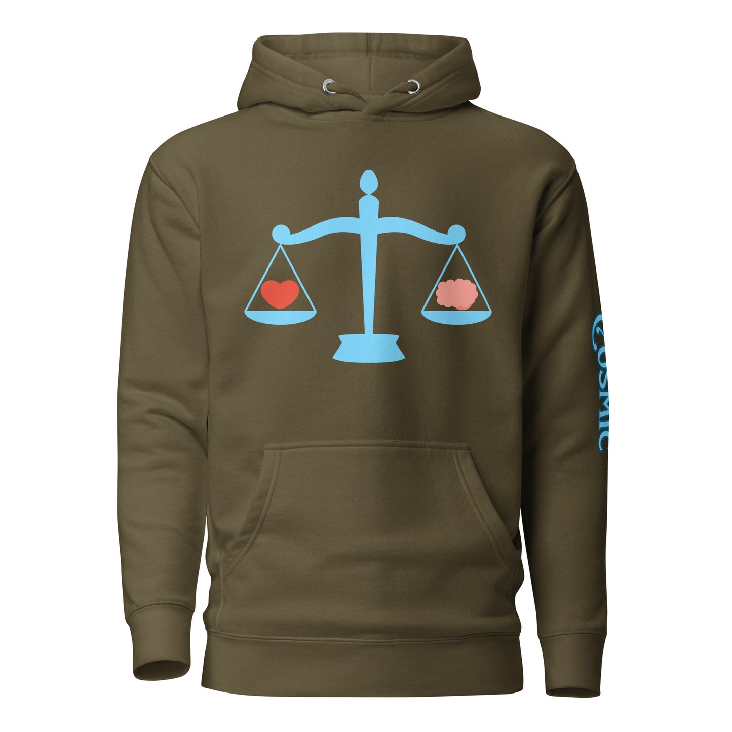 Heart and Mind Libra Scales Unisex Hoodie