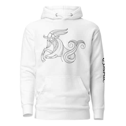 Vintage Industrial Capricorn Unisex Hoodie