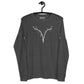 Flowery Aries Sign Unisex Long Sleeve Tee