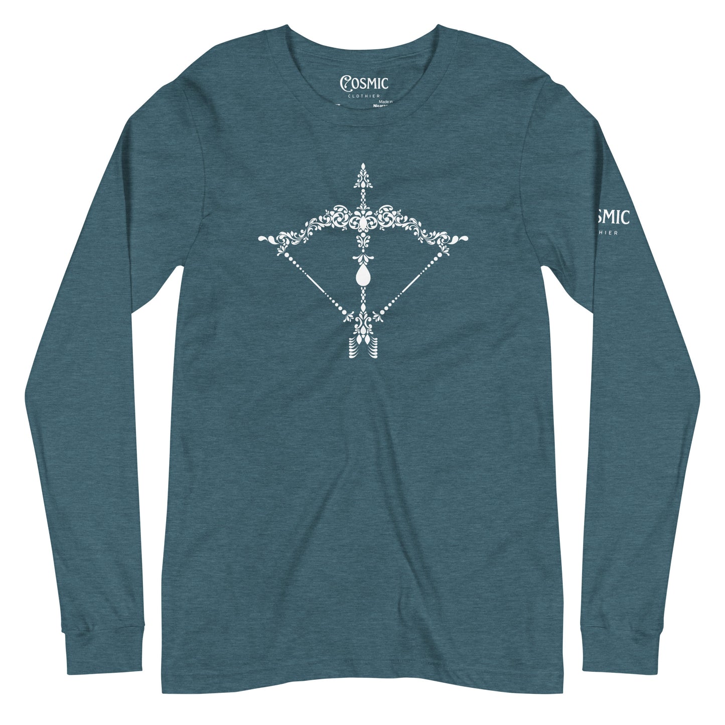 Floral Arrow Sagittarius - Unisex Long Sleeve Tee