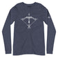 Floral Arrow Sagittarius - Unisex Long Sleeve Tee