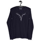 Flowery Aries Sign Unisex Long Sleeve Tee
