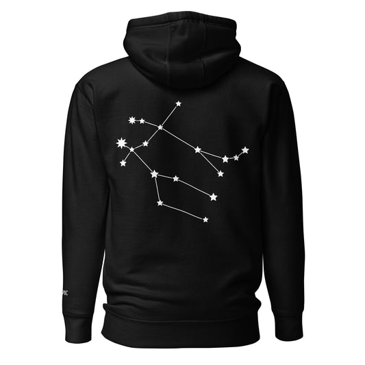 Gemini Icon | Constellation Hoodie (Black)