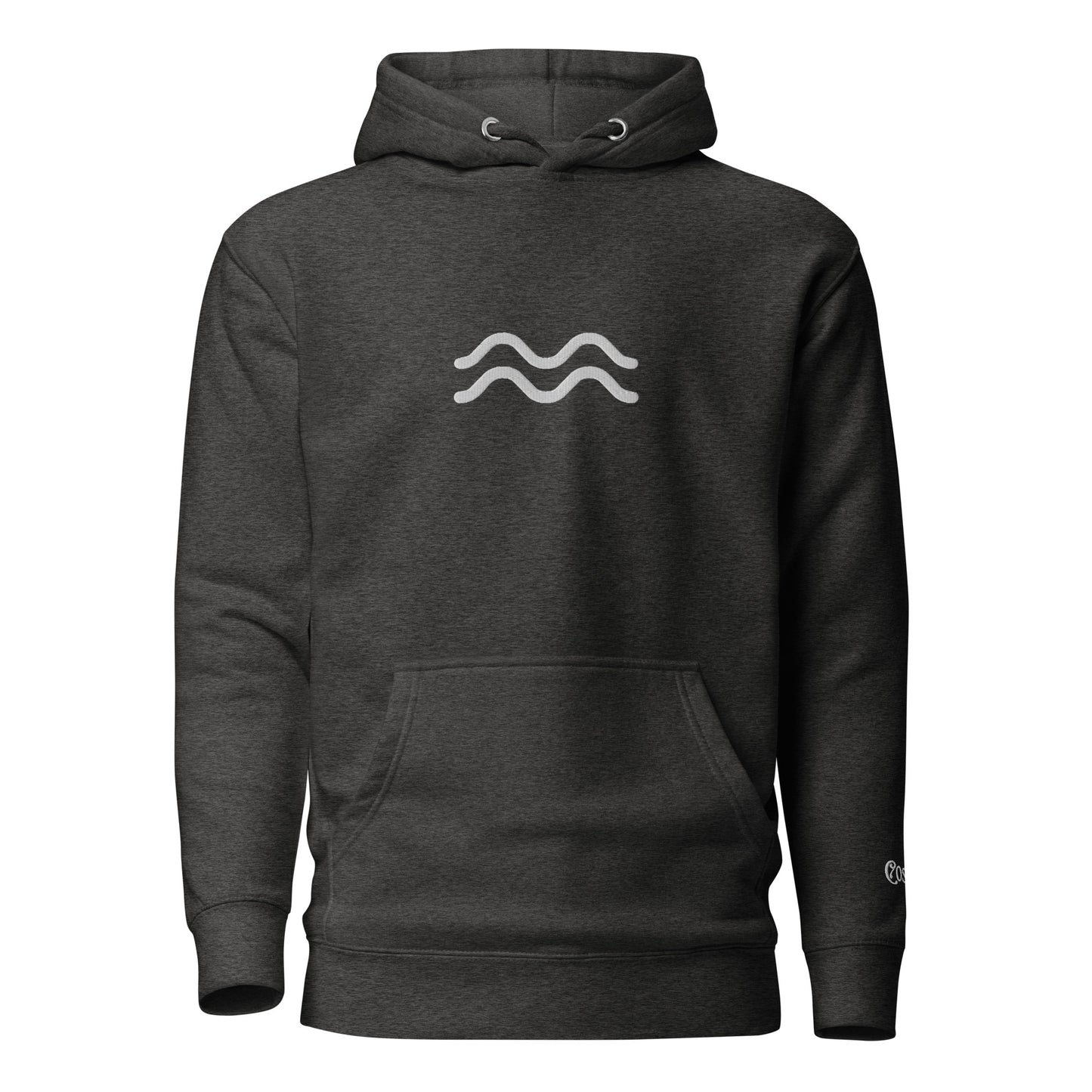 Aquarius Constellation Hoodie (Embroidered Aquarius icon front) Hoodie