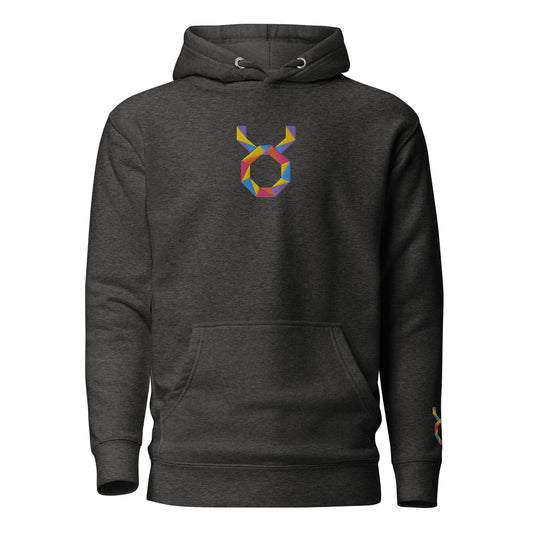 Colorful Taurus Embroider Unisex Hoodie