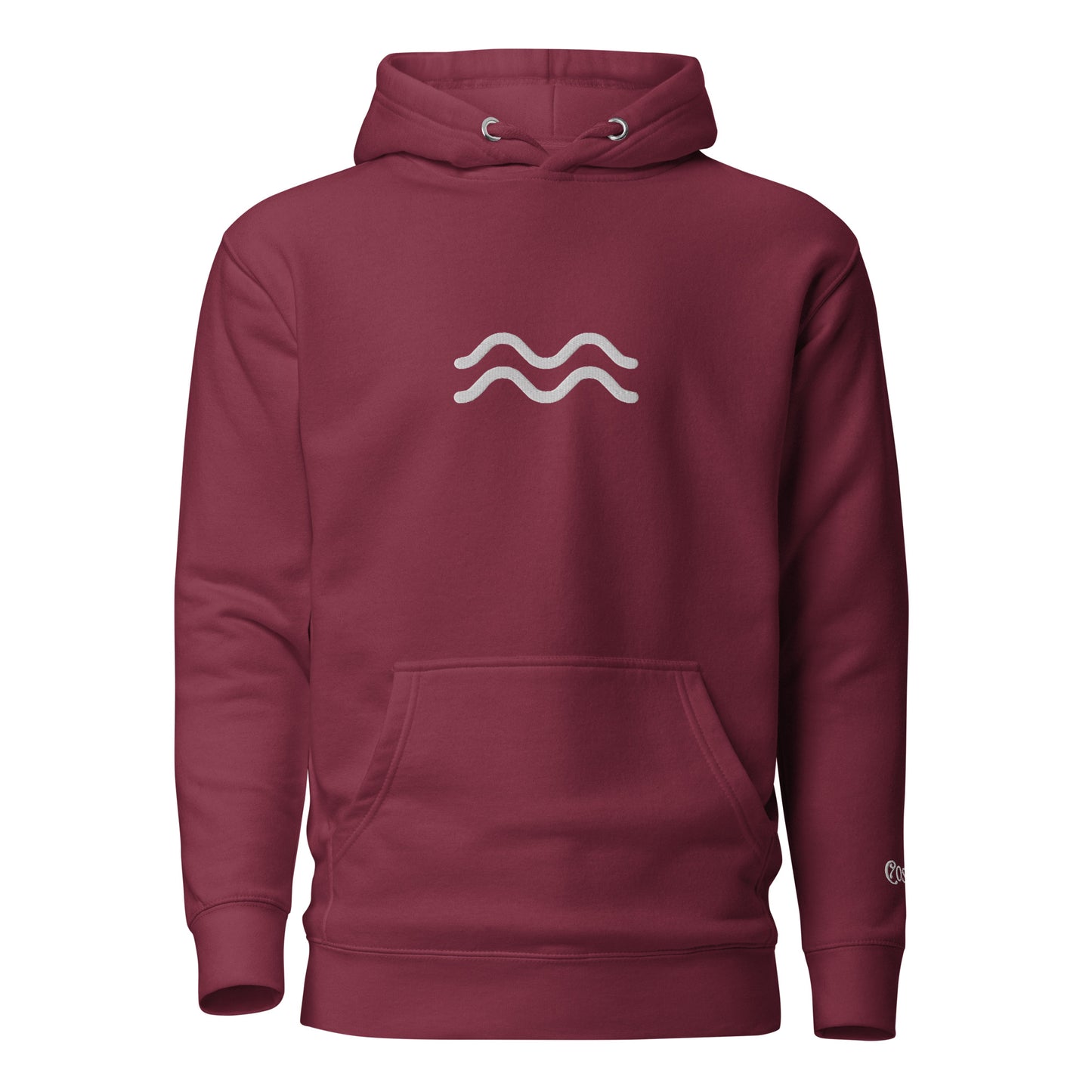 Aquarius Constellation Hoodie (Embroidered Aquarius icon front) Hoodie