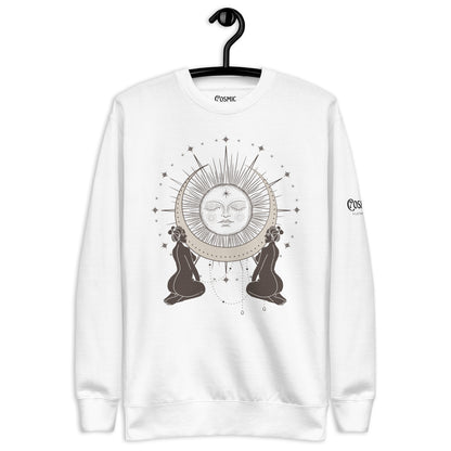 Vintage Twins - Sun and Moon Unisex Premium Sweatshirt