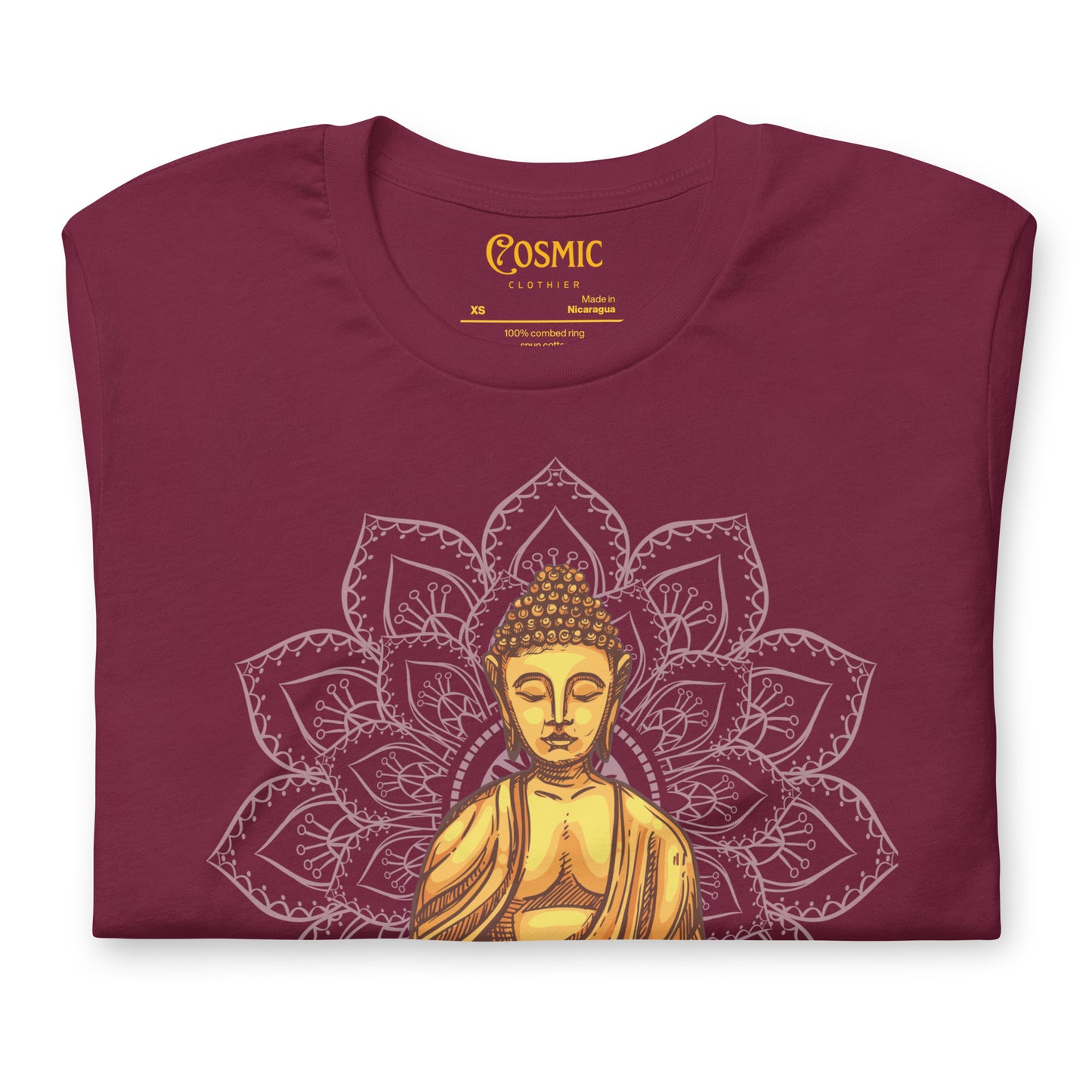 Tranquiler Maroon Unisex t-shirt