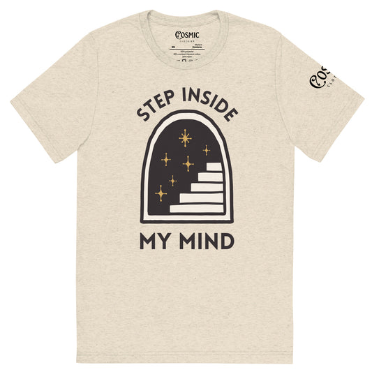 "Step Inside My Mind " Oatmeal Short sleeve t-shirt
