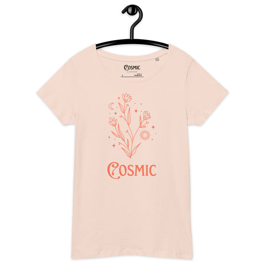 Cosmic Flower Women’s basic organic t-shirt