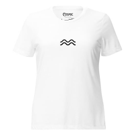 ☁️Softest☁️ Aquarius Women’s relaxed tri-blend t-shirt
